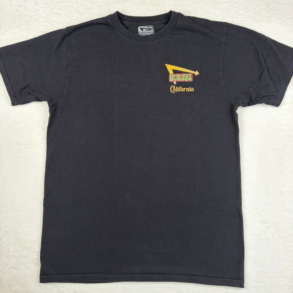 In-N-Out Burger Men’s M Graphic T-Shirt Black California Made USA Cotton